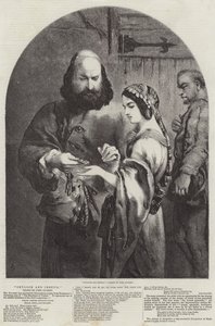 Shylock y Jessica de John Gilbert